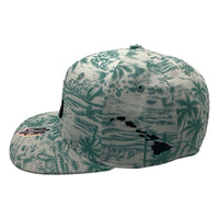 Hawaiian Hook3 3D Flatbill Hat