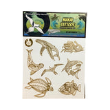 Hawaiian Wildlife Temporary Tattoos