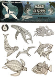 Hawaiian Wildlife Temporary Tattoos