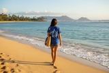 Palm Tree Honu Ladies V-Neck (Small ONLY)