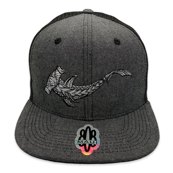 Hammerhead Shark Flatbill Trucker Hat