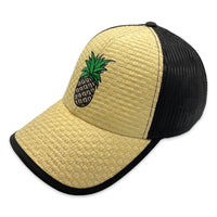 Pineapple Trucker Hat (Straw)