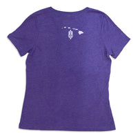 Flower Honu2 Ladies V-Neck