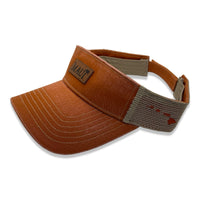 Maui Palm Tree Leather Patch Visor