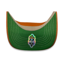 Maui Palm Tree Leather Patch Visor