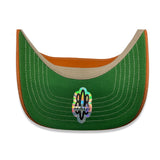 Maui Palm Tree Leather Patch Visor