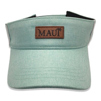 Maui Palm Tree Leather Patch Visor
