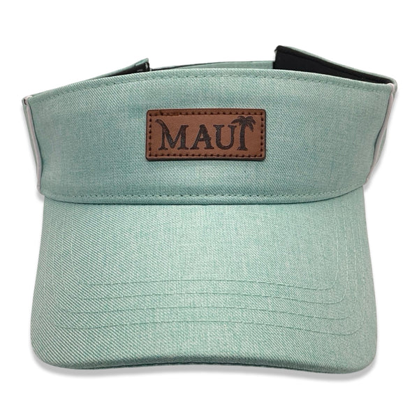 Maui Palm Tree Leather Patch Visor