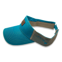 Maui Palm Tree Leather Patch Visor