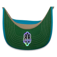 Maui Palm Tree Leather Patch Visor