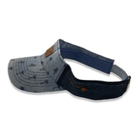 Maui Palm Tree Leather Patch Visor