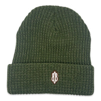 Honu Leather Patch Beanie