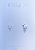 Glee Jewelry - Maui Opalite Turtle Stud Earrings