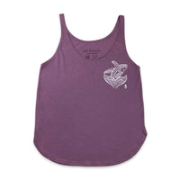 Tribal Whale2 Ladies Tank Top