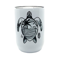 Palm Tree Honu Wine Tumbler