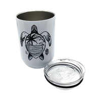 Palm Tree Honu Wine Tumbler