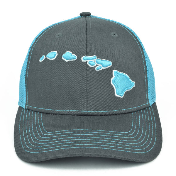 Hawaiian Islands 3D Trucker Hat