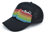 Rainbow Palm Tree Youth Trucker Hat