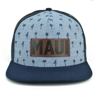 Maui Palm Tree Patch Flatbill Hat
