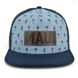Maui Palm Tree Patch Flatbill Hat