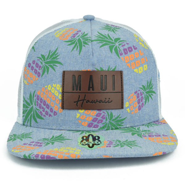 Maui Hawaii Pineapple Flatbill Hat