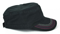 Tribal Flowers Military Hat