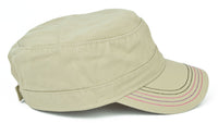 Tribal Flowers Military Hat