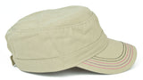 Tribal Flowers Military Hat