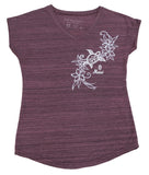 Flower Honu2 Ladies T-Shirt (Small Only)