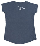 Flower Honu 2 Turtle Ladies T-Shirt (Small only)
