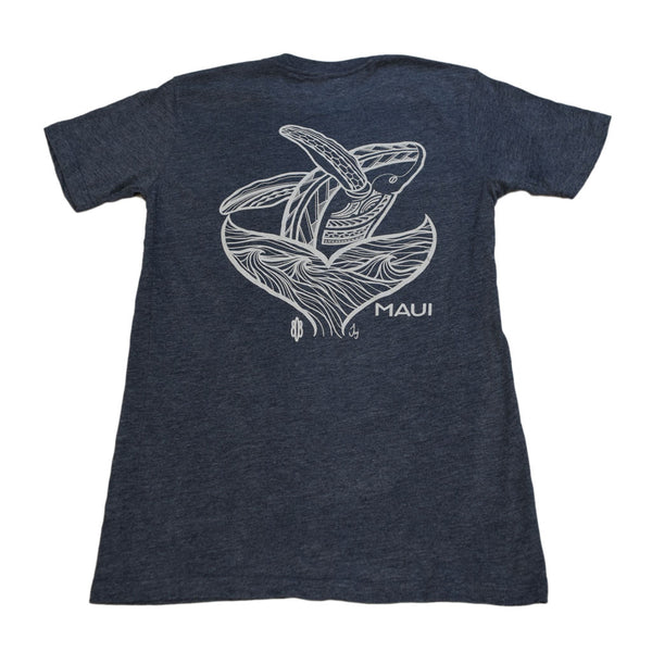 Tribal Whale2 T Shirt Small and Medium Only