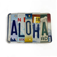 Aloha License Plate Sign