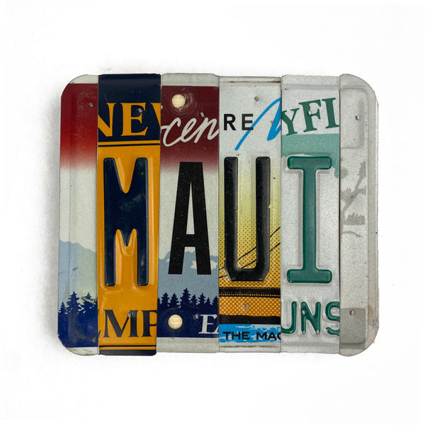 Maui License Plate Sign