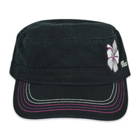 Hibiscus Flower Military Hat