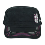 Hibiscus Flower Military Hat