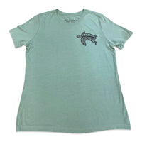 Tattoo Honu3 Ladies Crew Neck T-Shirt (Small, X-Large, and XX-Large Only)