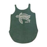 Tattoo Honu3  (Turtle) Ladies Tank Top