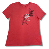 Flower Honu 2 Turtle Ladies T-Shirt