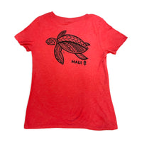 Tattoo Honu3 (Turtle) Ladies V-Neck