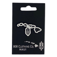 Hawaiian island 808 Pin