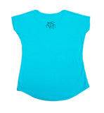 Three Flower Honu Ladies V-Neck (Small Only)