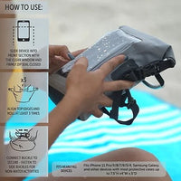 Waterproof Phone Tote - Orange