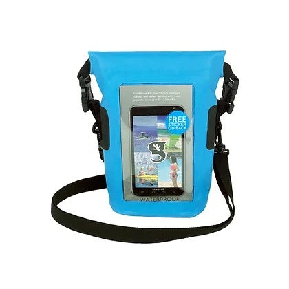 Waterproof Phone Tote - Blue