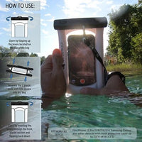 Float Phone Dry Bag - Neon Green