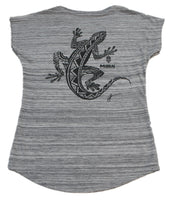 Tribal Mo'o (Gecko) Ladies V-Neck (Small Only)