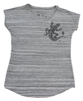 Tribal Mo'o Gecko V-Neck T-Shirt (Small, Medium, and X-Large only)