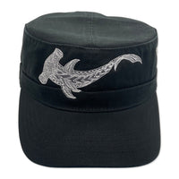 Tribal Hammerhead Military Hat