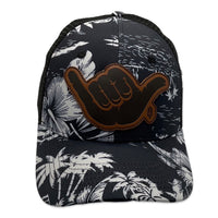 Shaka Leather Patch  Trucker Hat