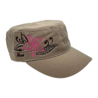 Plumeria Military Hat