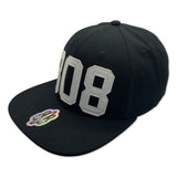 808 Applique Flatbill Snapback Hat